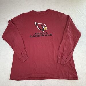 Arizona Cardinals T Shirt‎ Mens XL Team Apparel NFL Long Sleeve Red